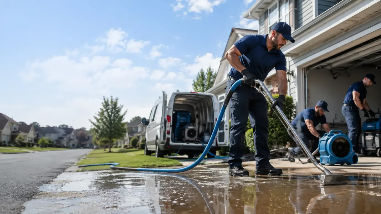 Basement Water Removal in Iowa, LA